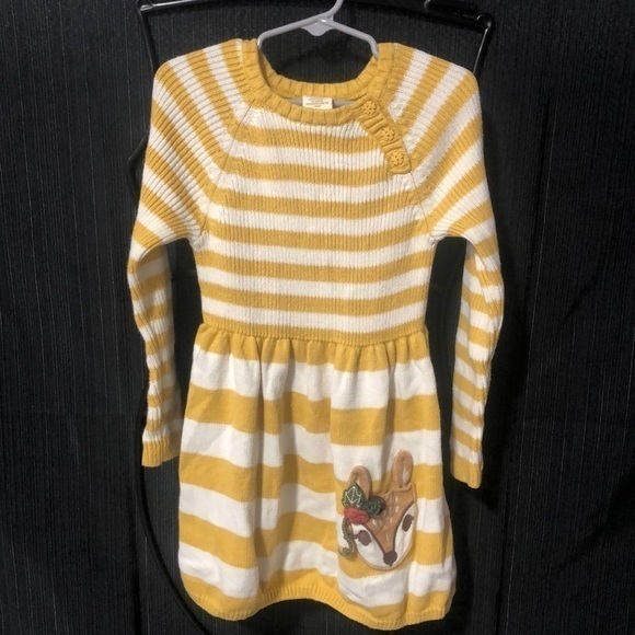 Cynthia Rowley Other - Cynthia Rowley size 5t yellow and‎ white striped dress R6